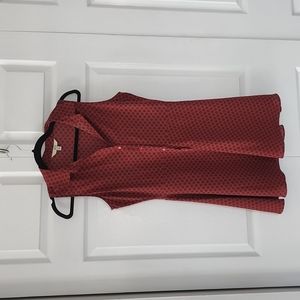 JACK Red Button Dress size 4